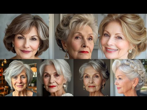 Short haircut ideas for women over 60