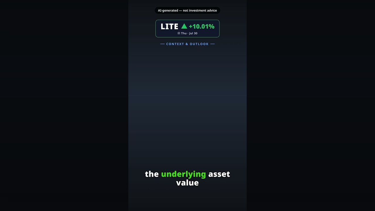 Why Is Lumentum Stock Surging Today? LITE +10.01% (Jul 30)