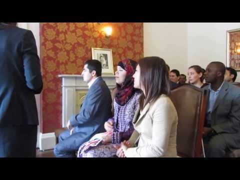 MUST SEE - UK British Citizenship Ceremony - Southwark Registary Office 2013