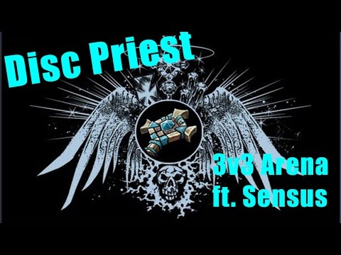 Disc Priest 3v3 Arena ft. Sensus - Smokebomb Cleave - Warlords of Draenor Pvp [Indy]