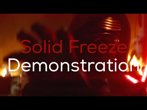 Kylo Ren Solid Freeze Demonstration