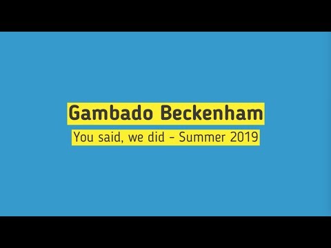 You Said, We Did - Gambado Beckenham, Summer 2019