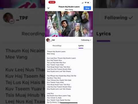 THAUM KOJ NCAIM LAWM INSTRUMENTAL