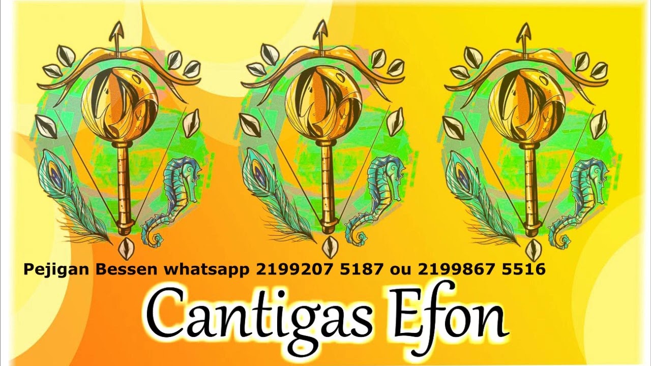 Efon Cantigas (Roda) coloque o fone de ouvido ou no som, ou tv