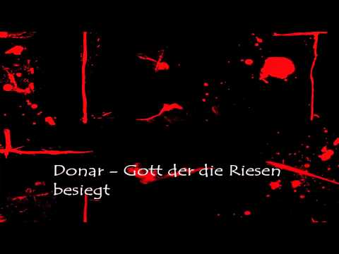 Heidevolk - Dondergod (german subtitles)
