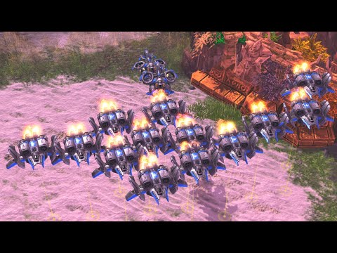 This Grandmaster Terran Was Terrified Of My Sky Terran Army...