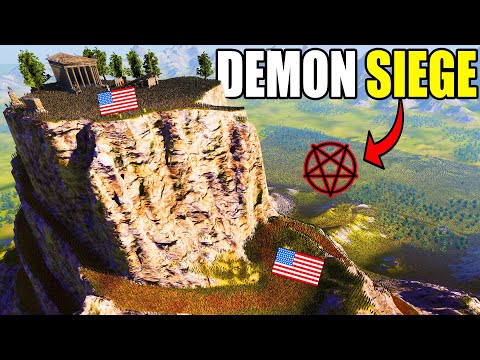 5 Million DEMONS Siege Modern Mountain FORTRESS! - Ultimate Epic Battle Simulator 2 UEBS 2