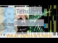 🎹Tenderly, Chord & Lyrics, Bette Midler, Synthesia Piano
