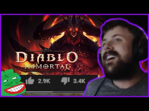 Forsen Reacts To Diablo Immortal - Official Gameplay Trailer, Swedish Hobo and LIDL GAMES