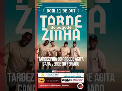Tardezinha do Pagode agita Cana Verde no feriado #Shorts