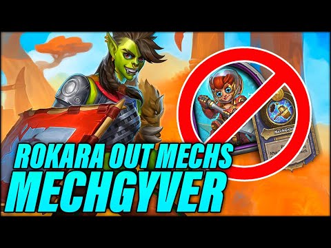 The New Mech Hero Ini Stormcoil Gets Out Meched by Rokara | Dogdog Hearthstone Battlegrounds