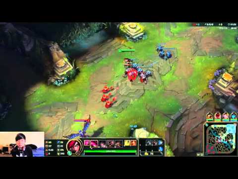 [Katlife] Smurfing in Diamond 5 - Katarina vs Anivia Solo Kill with Commentary