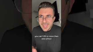 YOU CAN ONLY ED TO ONE COLLEGE!!! Early decision is a binding contract, where you agree that if you