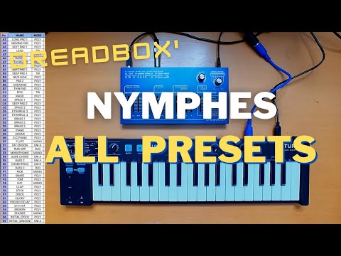 Dreadbox Nymphes // All Presets Sound Demo