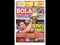 Tabloid BOLA ED 2103 Senin 2010 10 04 Sepatu Emas