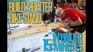 DIY - How To Build The Simplest MTB Bike Stand, Build in 10 Minutes