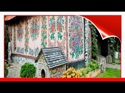 Little Polish Village Where Everything Is Covered In Colorful Flower Paintings 🥰