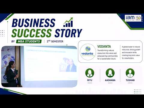 From Bihar to Boardrooms | A Presentation on "Vedanta – Transforming for Good" by MBA Students.