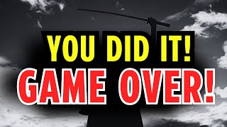 CHOSEN ONES WHATEVER YOU DID, IT WORKED. YOU WON. IT'S ALREADY YOURS!