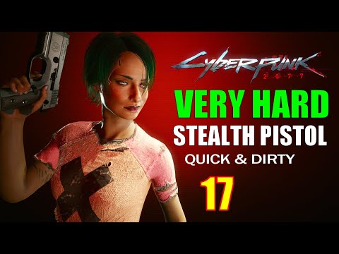 Cyberpunk 2077 Walkthrough VERY HARD Part 17, Tech Pistol Extravaganza