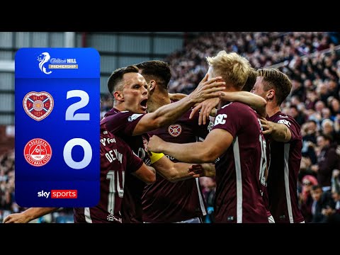 Hearts ease to victory against Dons | Hearts 2-0 Aberdeen | Scottish Premiership Highlights