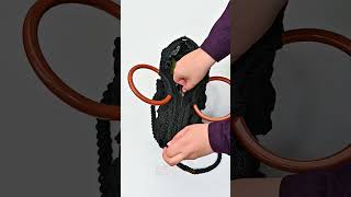 Black Floral Crochet Handbag