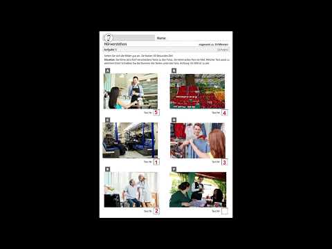 ÖSD A1 Modellsatz Nr. 11 - HÖREN (AUFGABE 1/2/3)