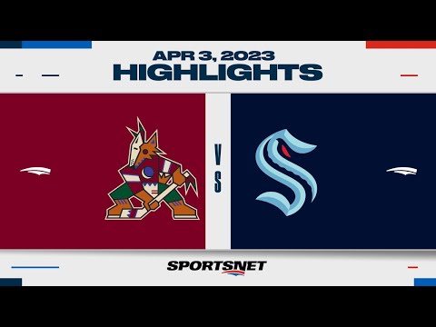 NHL Highlights | Coyotes vs. Kraken - April 3, 2023