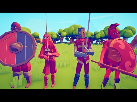 TABS | Brawler + Samurai + Squire + Hoplite VS Every Unit!