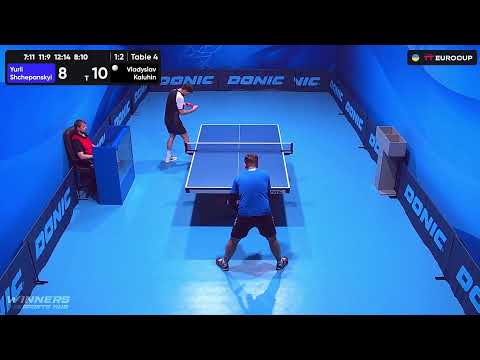13:40 Yurii Shchepanskyi - Vladyslav Kaluhin 10.08.2023 TT Euro.Cup Ukraine Star. TABLE 4