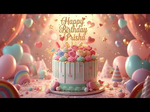 Happy Birthday Prisha|Happy Birthday To You song Remix dj #Birthday #happybirthday  #namesong 