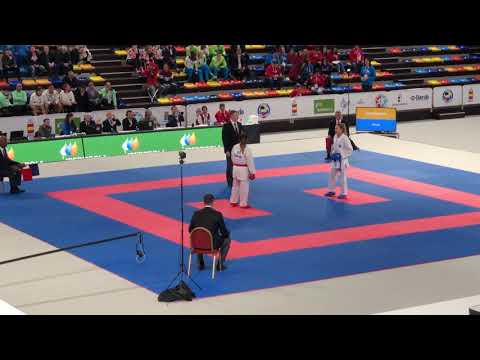 Ivet Goranova (BUL) Vs Anzhelika Terliuga (UKR) 54th European Karate Championships 2019 Repechage