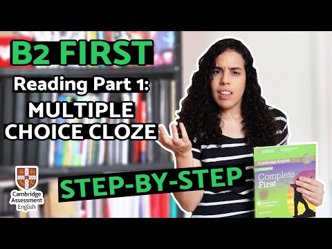 B2 FIRST READING PART 1 - MULTIPLE CHOICE CLOZE | Tips on how to score well!
