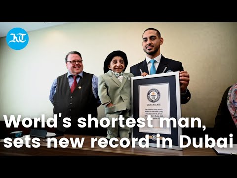 World's shortest man, weighing 6kg, sets new Guinness record in Dubai