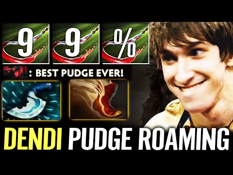 Dendi Pudge is Back - Roaming Hook with Blink Dagger + Boots of Travel Dota 2
