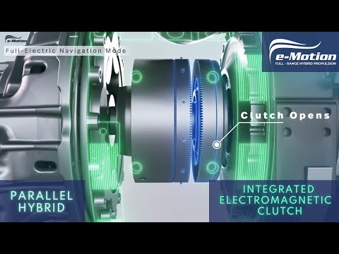 Parallel Hybrid with Integrated Electromagnetic Clutch + Serial Hybrid for Yachts/Vessels 40-250 ft