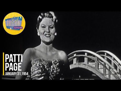Patti Page "Cross Over The Bridge" on The Ed Sullivan Show, January 31, 1954
