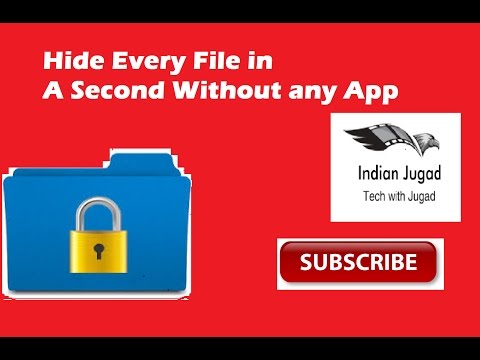 How to Hide Video ,mp3, photos or any file folder without any app in Android Video