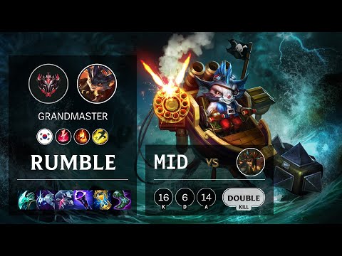 Rumble Mid vs Cassiopeia - KR Grandmaster Patch 11.21