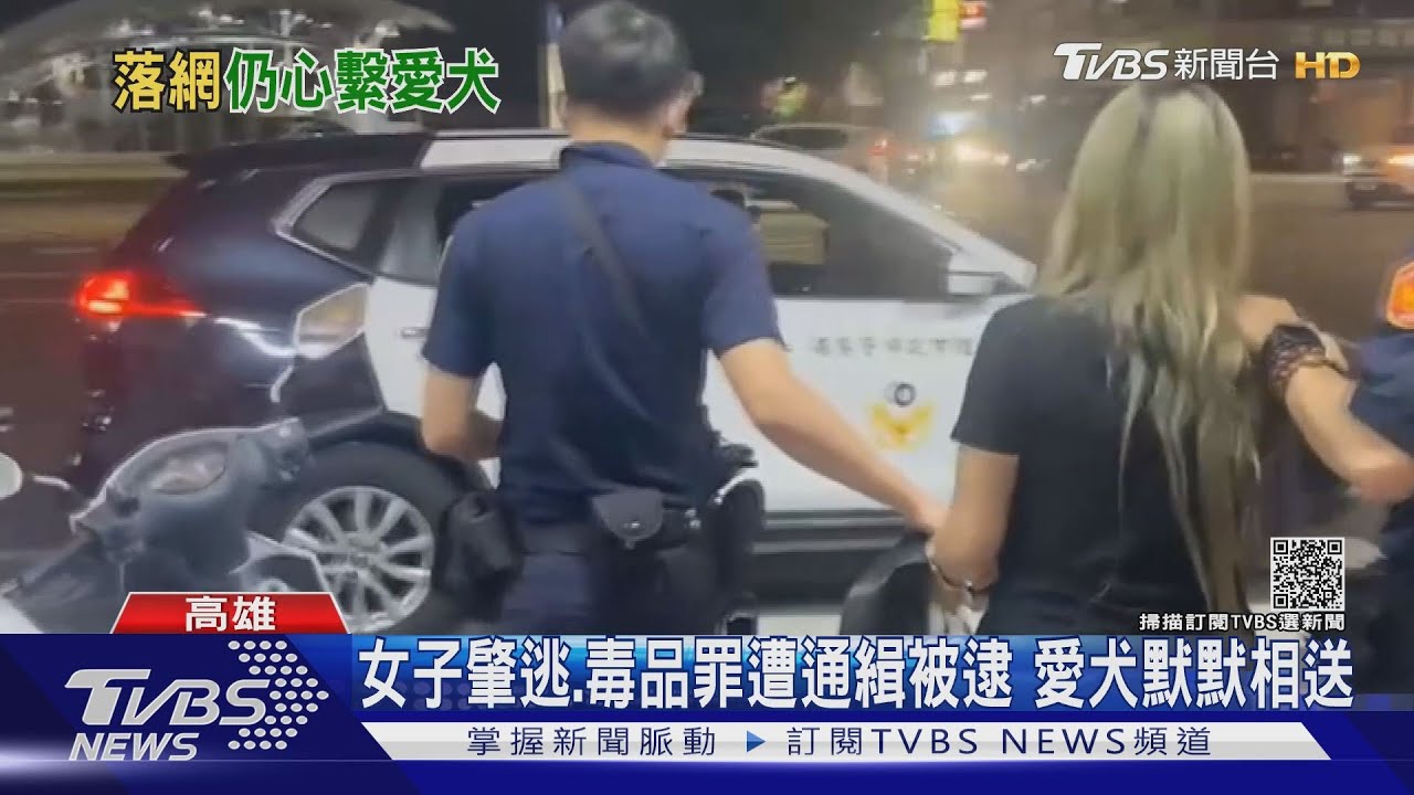 憂愛犬乏人照顧甘遭通緝?女子狼狽落網狗狗相送