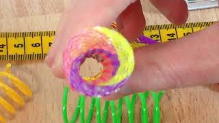 wlertcop 42 Pcs Cat Springs - Colorful Spring Cat Toy, BPA-free Plastic Coil Spiral Springs Pet