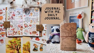 Journal with me (daily journal) + Patreon mail unboxing)