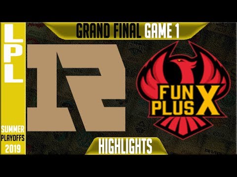 RNG vs FPX Highlights Game 1 | LPL Summer 2019 Playoffs Grand Final | Royal Never v Funplus Phoeenix