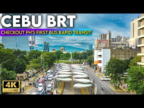 First Day DRY RUN Of Philippine's First BRT System | Cebu Bus Rapid Transit Philippines Walking Tour