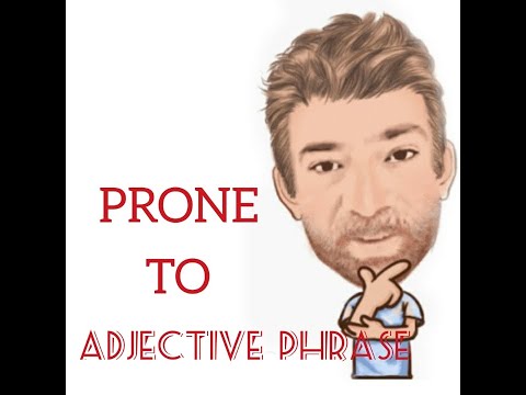 English Tutor Nick P Adjective Phrase (80) Prone to