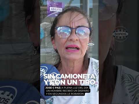 SIN CAMIONETA Y CON UN TIRO #josecpaz