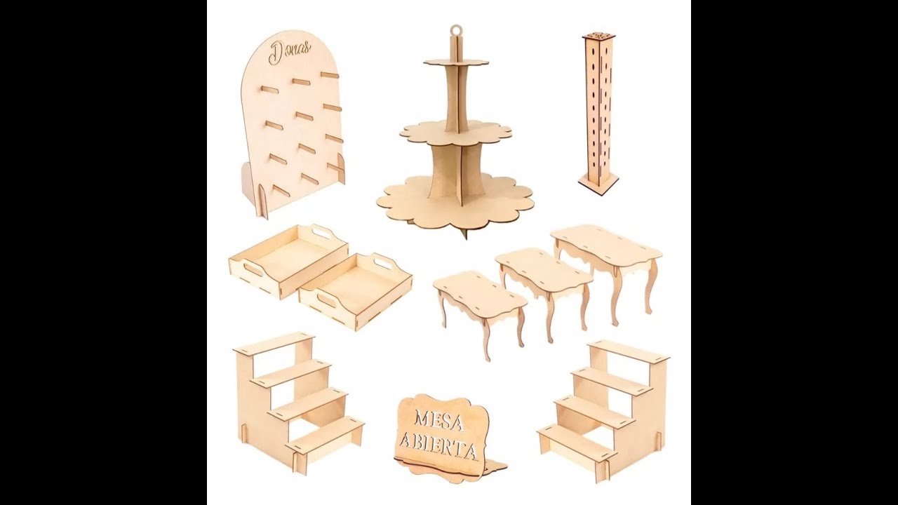 Armado Kit N7 para mesa de dulces, candy bar de Alivagero