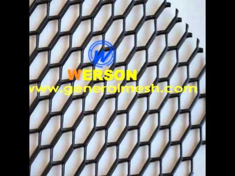China generalmesh Universal Aluminum Hexagon Mesh Grille,100cm (W) x 25cm (H)