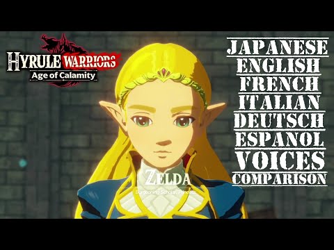 Princess Zelda All 6 Voices Comparison - Hyrule Warriors: Age of Calamity
