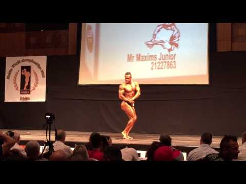 Nabba World Championships Malta 2015 - Posing Christos Eleftheriou